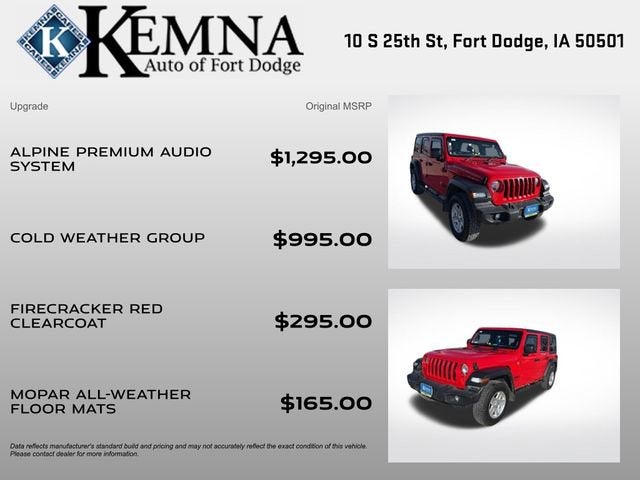 2021 Jeep Wrangler Unlimited Sport RHD 4x4