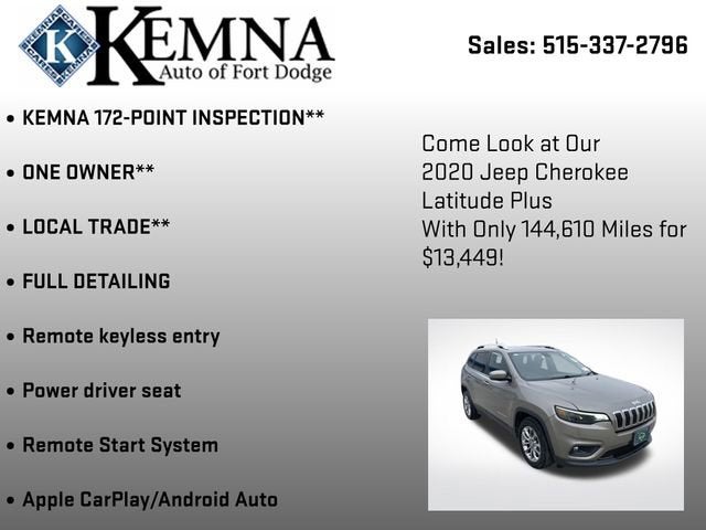 2020 Jeep Cherokee Latitude Plus FWD