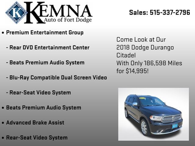 2018 Dodge Durango Citadel AWD