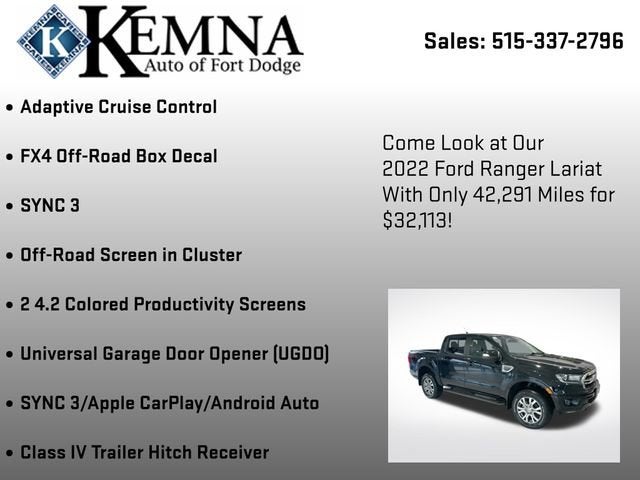 2022 Ford Ranger LARIAT