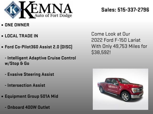 2022 Ford F-150 LARIAT