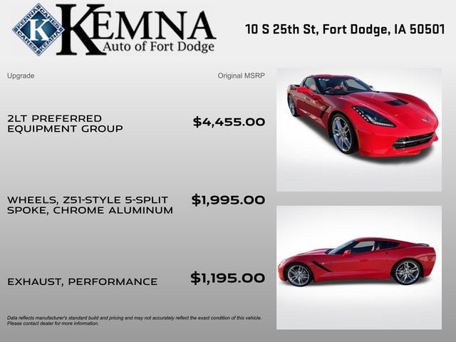 2019 Chevrolet Corvette Stingray 2LT