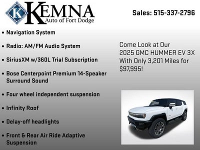 2025 GMC HUMMER EV SUV 3X