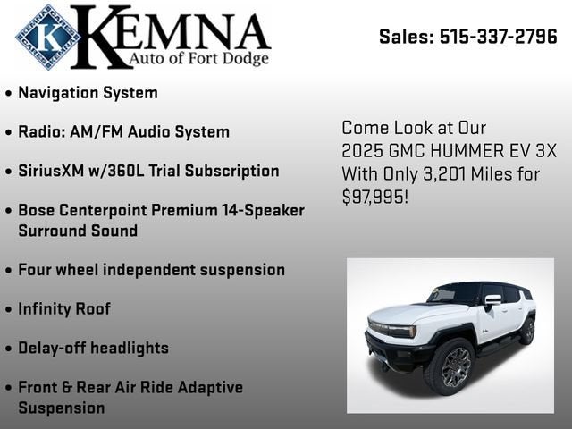 2025 GMC HUMMER EV SUV 3X