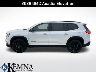 2026 GMC Acadia Elevation