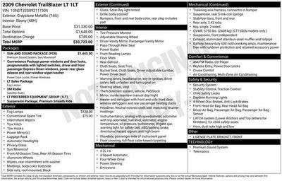 2009 Chevrolet Trailblazer LT w/1LT