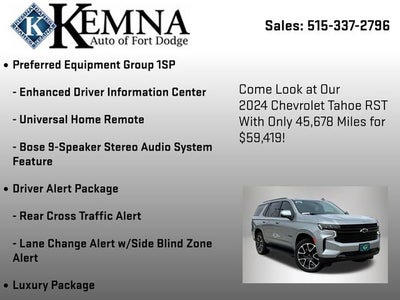 2024 Chevrolet Tahoe RST