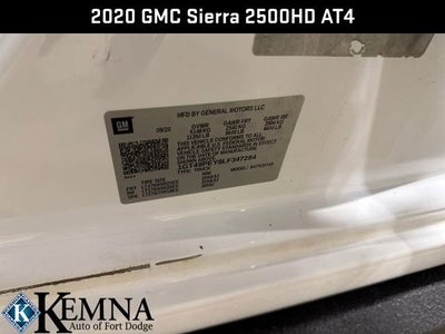 2020 GMC Sierra 2500 HD AT4