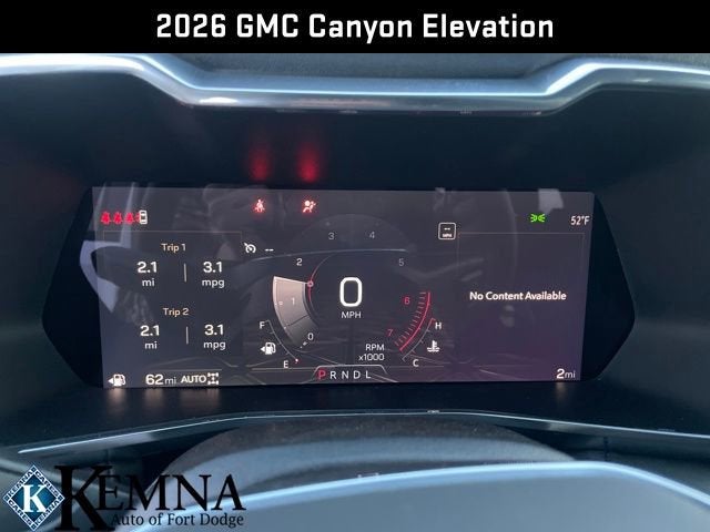 2026 GMC Canyon Elevation