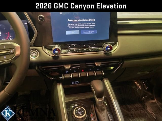 2026 GMC Canyon Elevation
