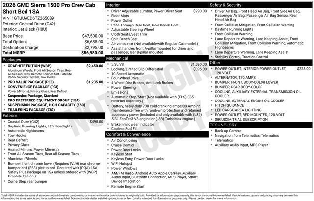 2026 GMC Sierra 1500 Pro
