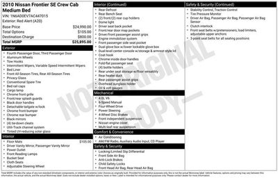 2010 Nissan Frontier PRO-4X