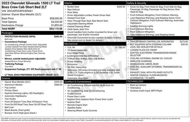 2023 Chevrolet Silverado 1500 LT Trail Boss