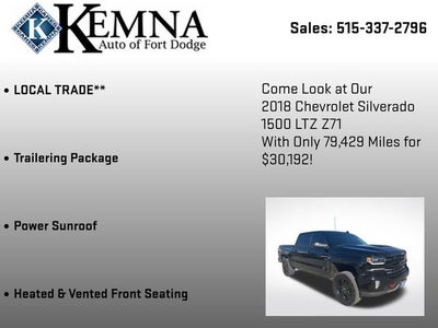 2018 Chevrolet Silverado 1500 LTZ