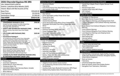 2026 Chevrolet Equinox RS