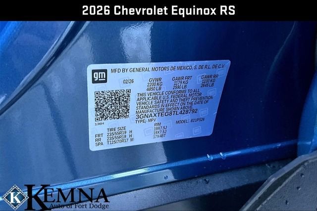 2026 Chevrolet Equinox RS