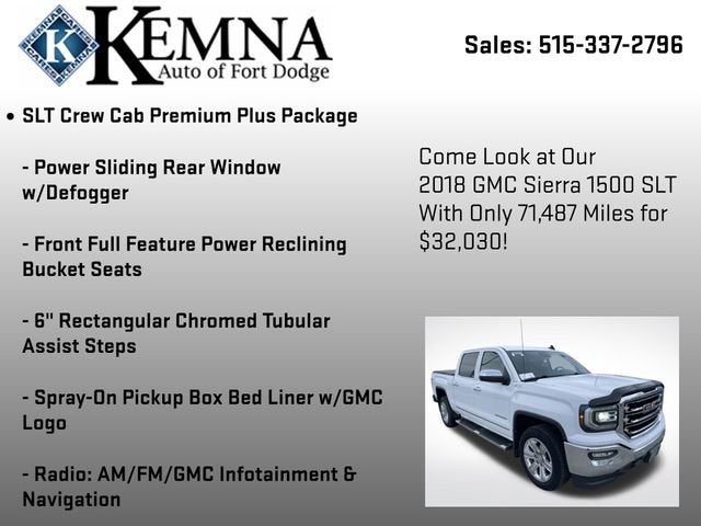 2018 GMC Sierra 1500 SLT