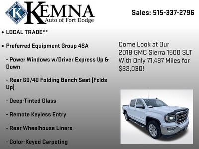 2018 GMC Sierra 1500 SLT