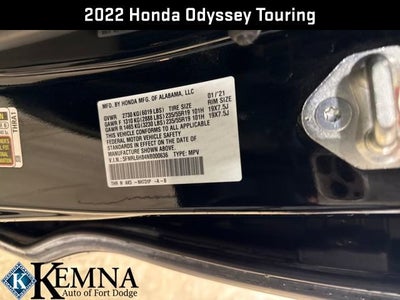 2022 Honda Odyssey Touring