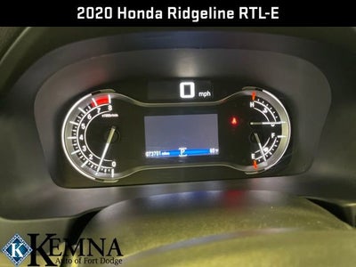 2020 Honda Ridgeline RTL-E