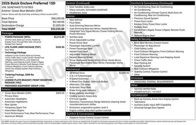 2026 Buick Enclave Preferred