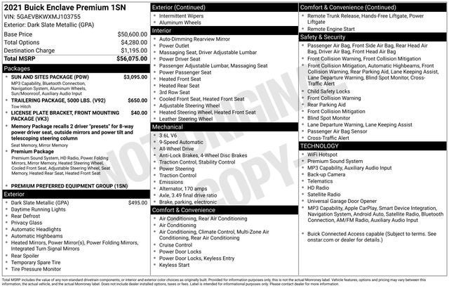 2021 Buick Enclave Premium