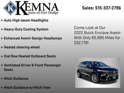 2022 Buick Enclave Avenir