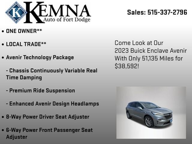 2023 Buick Enclave Avenir