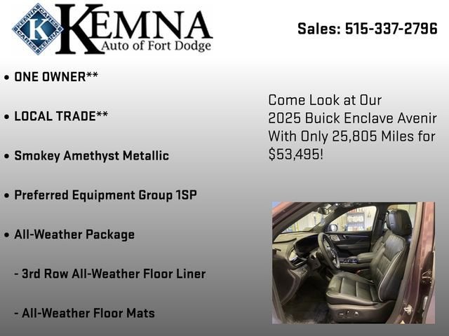 2025 Buick Enclave Avenir