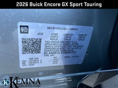 2026 Buick Encore GX Sport Touring