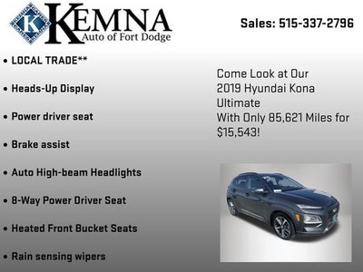 2019 Hyundai Kona Ultimate