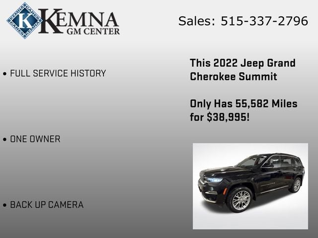 2022 Jeep Grand Cherokee Summit 4x4