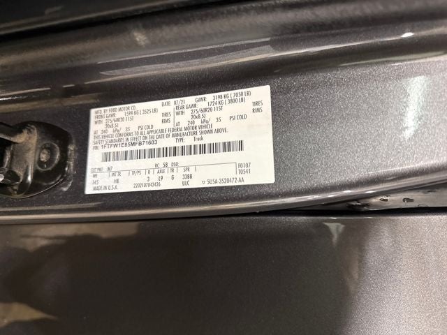 2021 Ford F-150 LARIAT