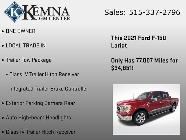 2021 Ford F-150 LARIAT