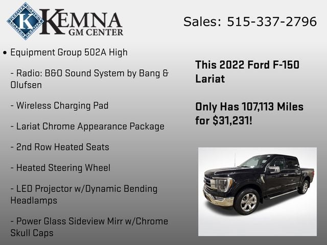 2022 Ford F-150 LARIAT