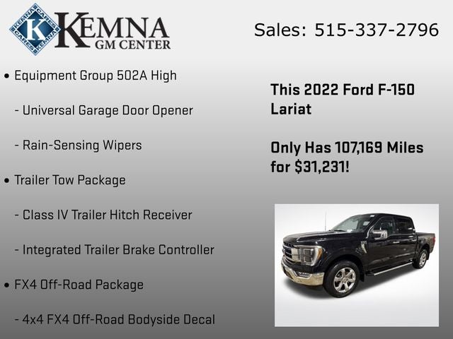 2022 Ford F-150 LARIAT