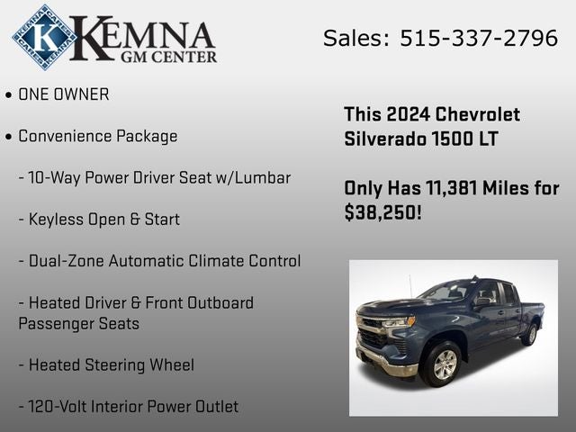 2024 Chevrolet Silverado 1500 4WD Double Cab Standard Bed LT