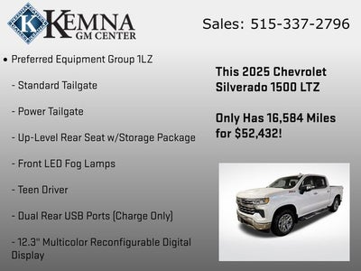 2025 Chevrolet Silverado 1500 4WD Crew Cab Short Bed LTZ