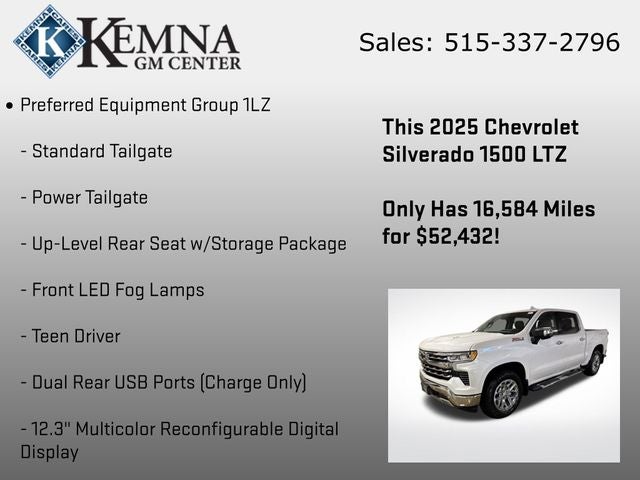 2025 Chevrolet Silverado 1500 4WD Crew Cab Short Bed LTZ