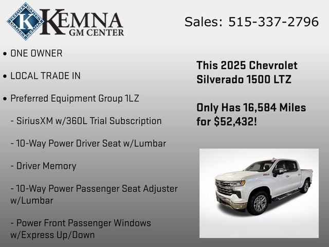 2025 Chevrolet Silverado 1500 4WD Crew Cab Short Bed LTZ