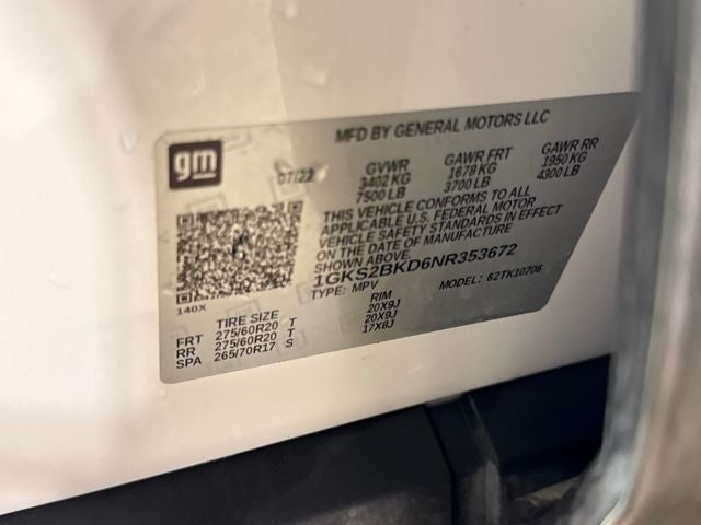 2022 GMC Yukon 4WD SLT