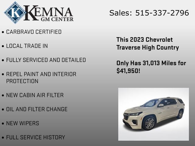 2023 Chevrolet Traverse AWD High Country