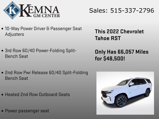 2022 Chevrolet Tahoe 4WD RST