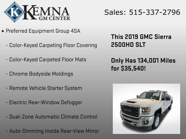 2019 GMC Sierra 2500HD SLT