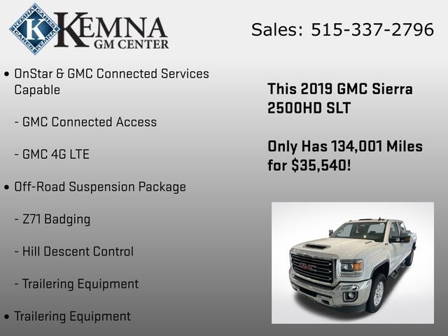 2019 GMC Sierra 2500HD SLT