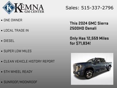 2024 GMC Sierra 2500HD 4WD Crew Cab Standard Bed Denali