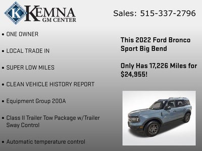 2022 Ford Bronco Sport Big Bend