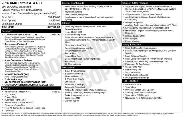 2026 GMC Terrain AT4