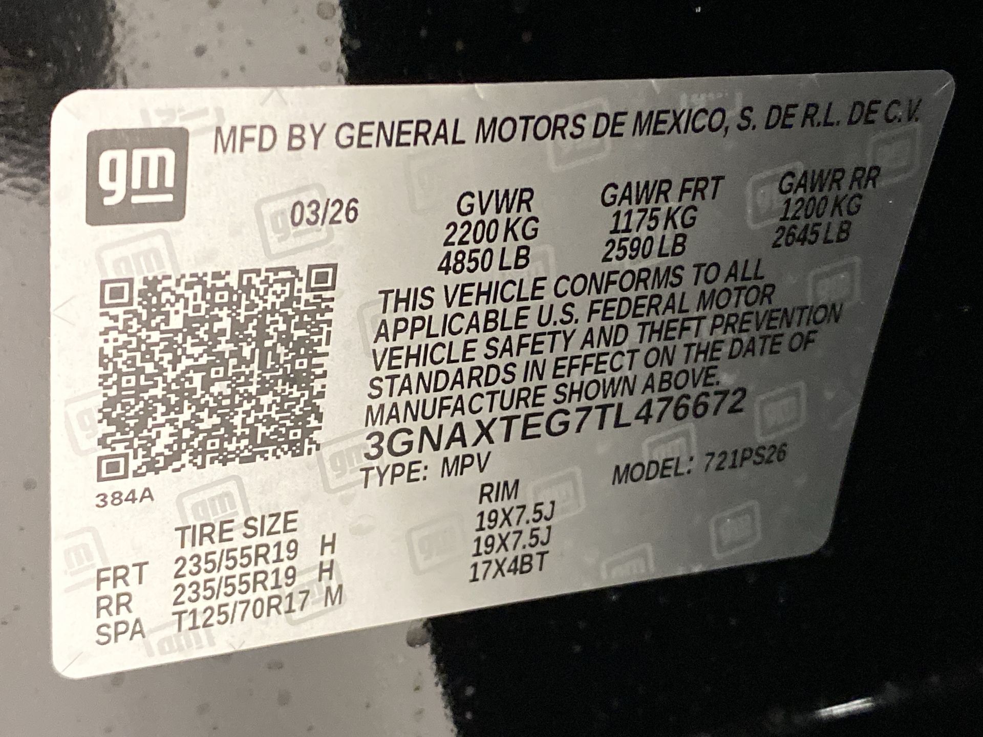 2026 Chevrolet Equinox RS