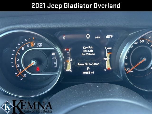 2021 Jeep Gladiator Overland 4x4